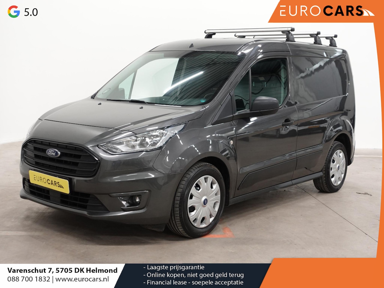 Ford Transit Connect - 101pk L1 Trend Airco Cruise control Trekhaak Dakdragers Bluetooth Euro6 - AutoWereld.nl