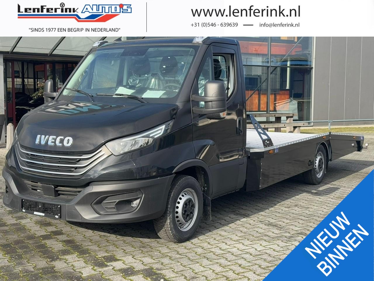 Iveco Daily - 35S18 180 pk Autotransporter Aut. Navi, Nieuw 2024 Trekhaak 3.500 kg, Adapt. Cruise, Lucht - AutoWereld.nl