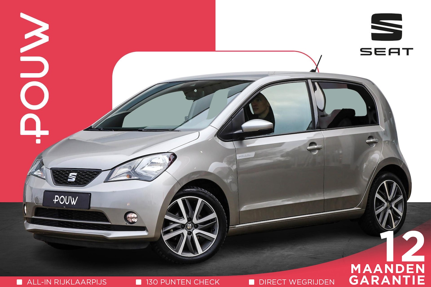 Seat Mii Electric - 83pk Plus | Cruise | Stoelverwarming | Parkeersensoren | Snelladen - AutoWereld.nl