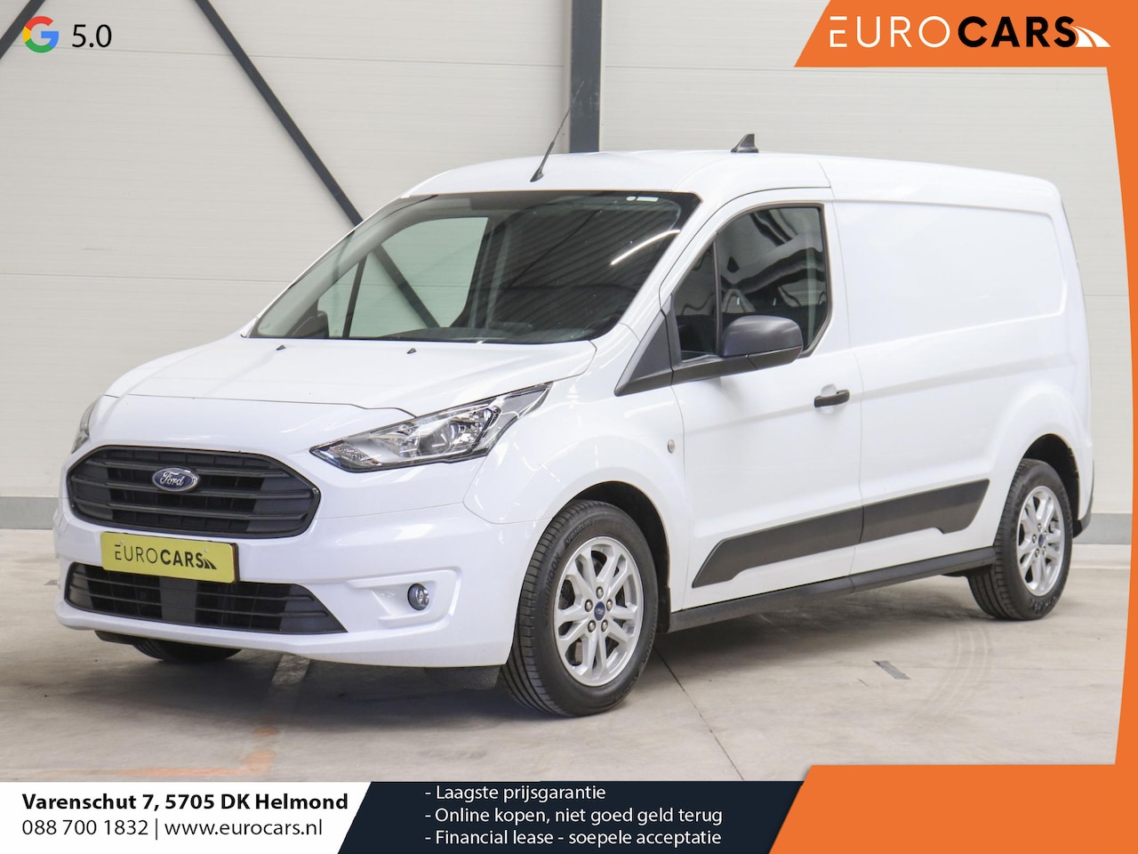 Ford Transit Connect - 1.5 EcoBlue L2 Trend Navi Airco Parkeersensoren Camera Bluetooth Trekhaak 3Zits - AutoWereld.nl