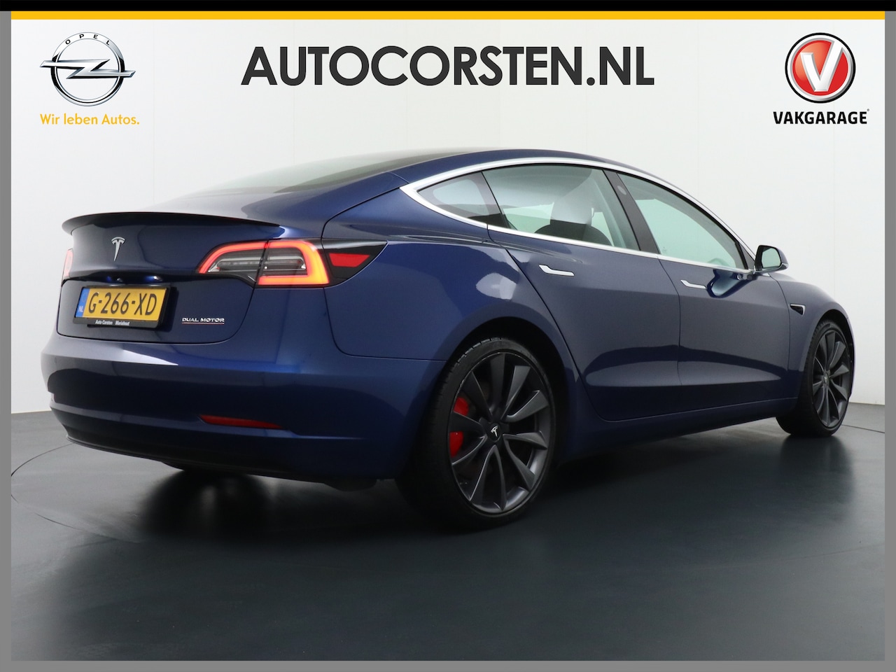 Tesla Model 3 - Performance 513pk 3,4 sec 0-100 ! 20"lm FSD-computer 3 AutoPilot Carbon-Spoiler Premium-Hi - AutoWereld.nl