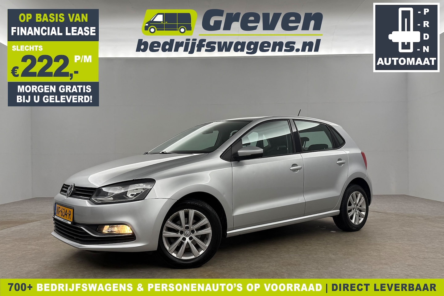 Volkswagen Polo - 1.2 TSI DSG Automaat Airco Cruise Bluetooth 15"LMV - AutoWereld.nl