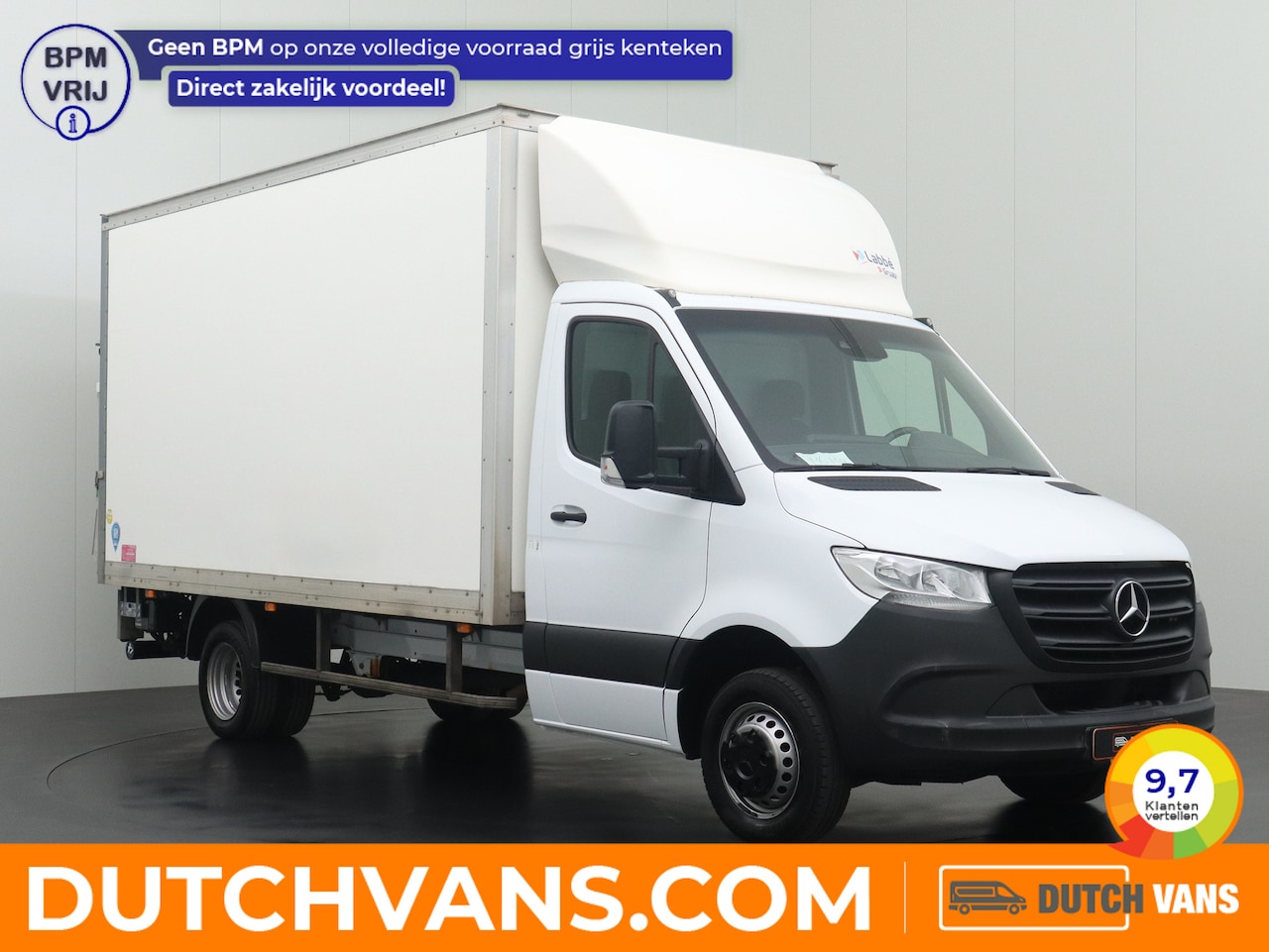 Mercedes-Benz Sprinter - 514CDI Bakwagen+Laadklep | Dakspoiler | Airco | Cruise | 3-Persoons - AutoWereld.nl