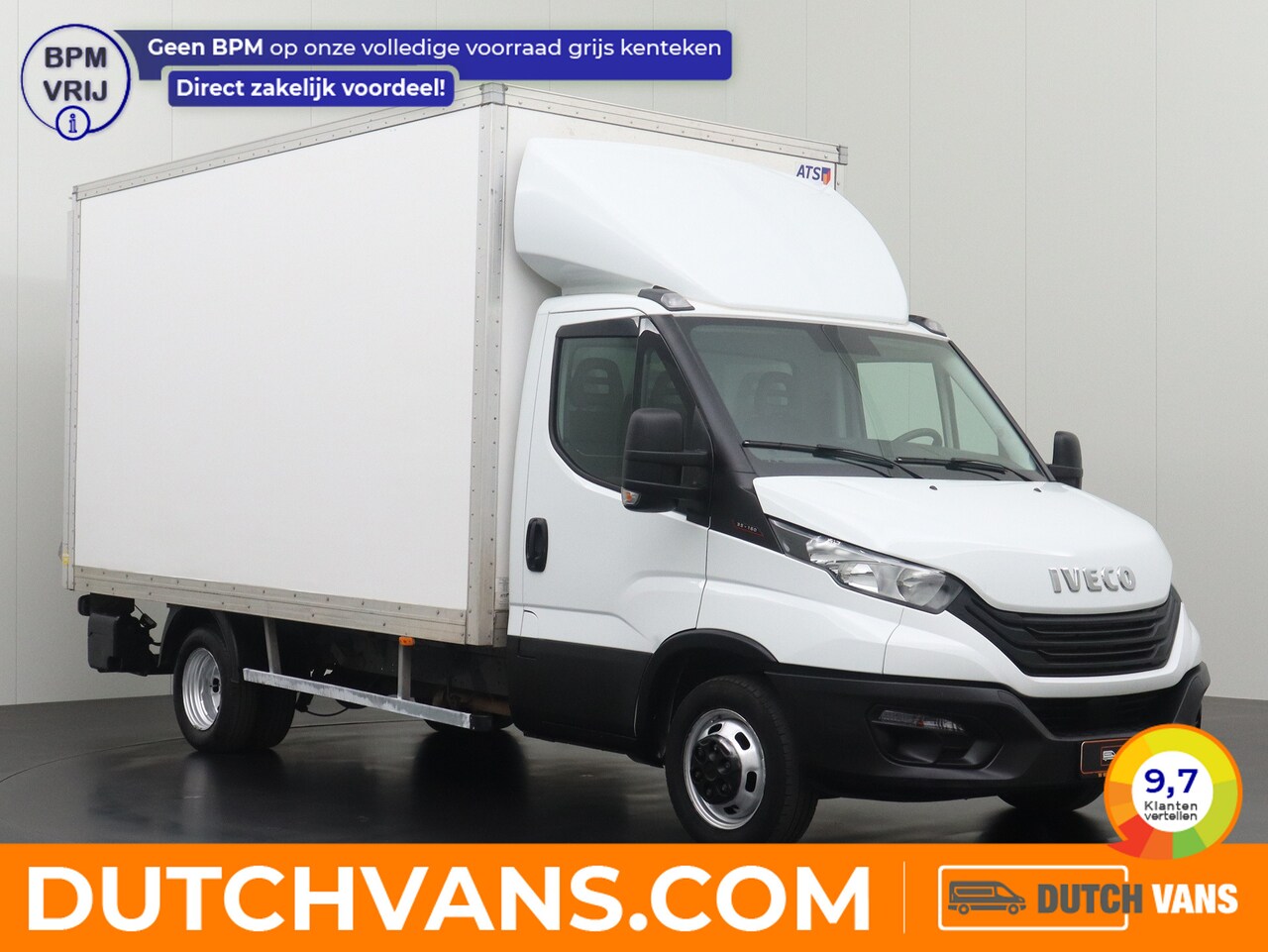 Iveco Daily - 35C16 3.0L Bakwagen+Laadklep | Airco | Cruise | 3-Persoons - AutoWereld.nl