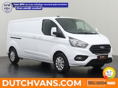 Ford Transit Custom - 2.0TDCI 130PK Lang Limited | Achterdeuren | Multimedia | Betimmering | 3-Peresoons