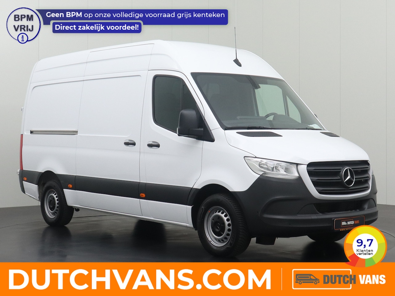 Mercedes-Benz Sprinter - 317CDI 9G-Tronic Automaat L2H2 | Touchscreen Camera en NAvigatie | 3-Persoons | Betimmerin - AutoWereld.nl