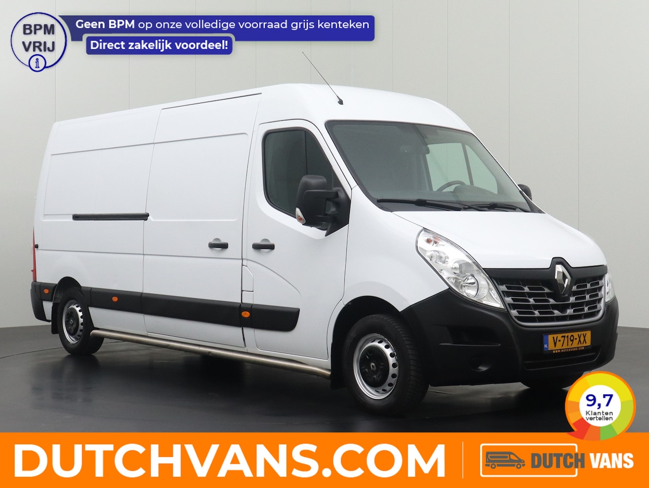 Renault Master - 2.3DCi L3H2 | Airco | Camera | Betimmering | Trekhaak | 3-Persoons - AutoWereld.nl