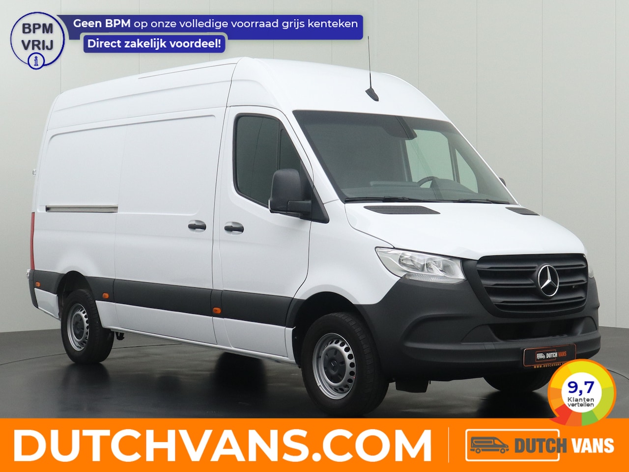 Mercedes-Benz Sprinter - 317CDI 9G-Tronic Automaat L2H2 | 2800Kg Trekhaak | Touchscreen Camera | 3-Persoons | Betim - AutoWereld.nl