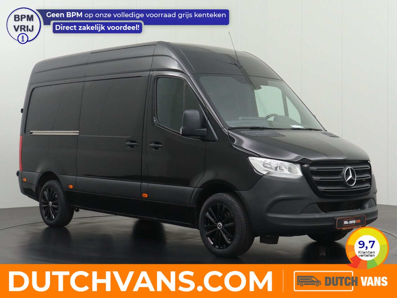 Mercedes-Benz Sprinter - 317CDI L2H2 9G-Tronic Automaat | Navigatie | Camera | Betimmering | 3-Persoons - AutoWereld.nl