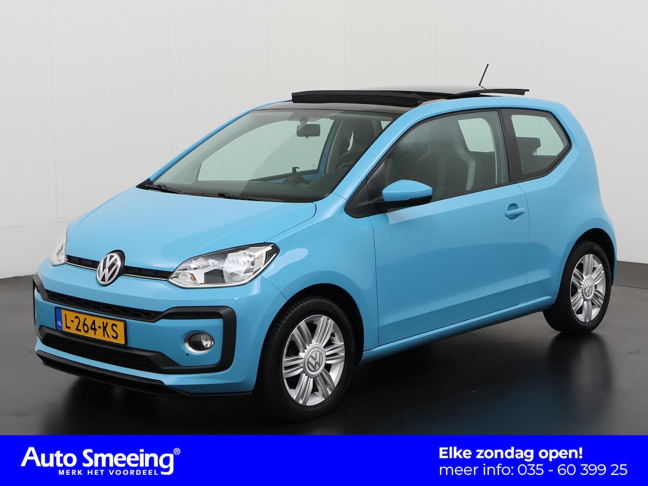 Volkswagen Up! - 1.0 TSI BMT high up! | Schuifdak | Parkeersensor | Stoelverwarming | Zondag Open! - AutoWereld.nl