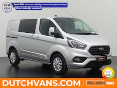 Ford Transit Custom - 2.0TDCI 130PK Automaat Dubbele Cabine | 2xSchuifdeur | Navigatie | Camera | Airco | Cruise