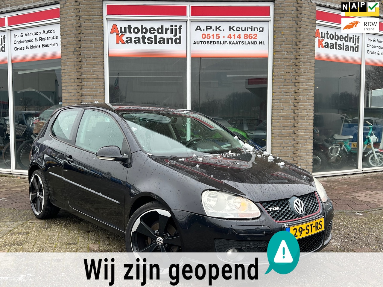 Volkswagen Golf - 2.0 TDI Sportline 6 Bak - Airco - Cruise - 2006 - AutoWereld.nl