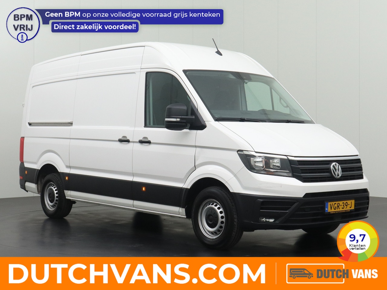 Volkswagen Crafter - 2.0TDI 140PK L3H3 Highline | Navigatie | Camera | Airco | Cruise | Betimmering - AutoWereld.nl