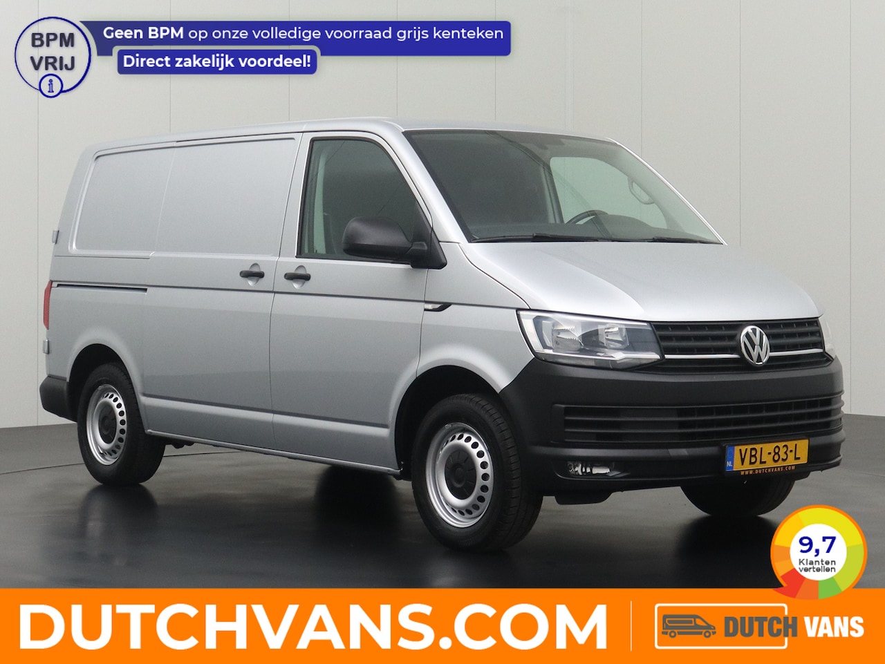 Volkswagen Transporter - 2.0TDI 150PK DSG Automaat | Leder | Navigatie | Achterdeuren | Airco | Cruise - AutoWereld.nl