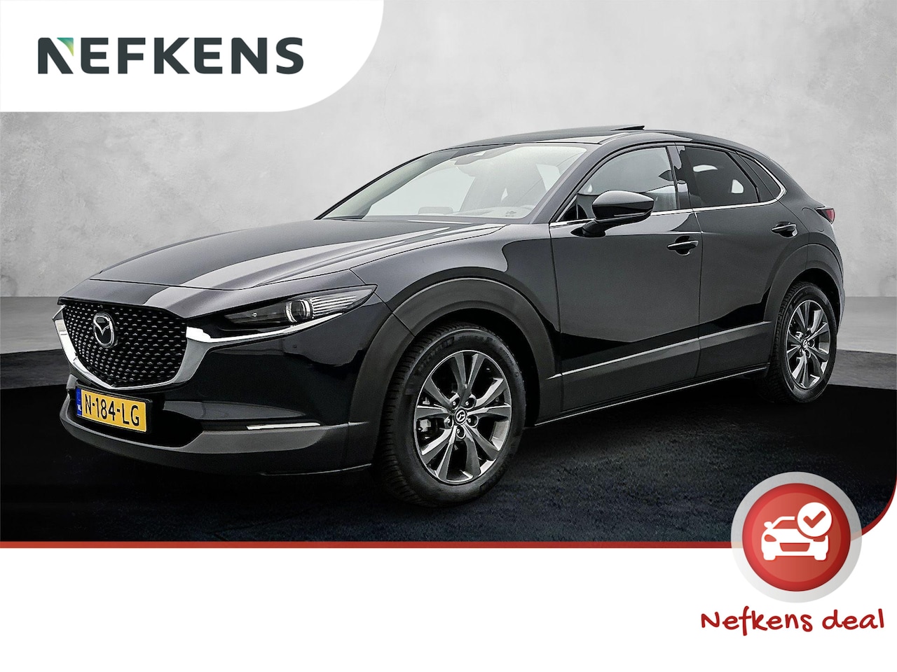 Mazda CX-30 - SUV Luxury m Hybrid 186 pk Automaat | Navigatie | Elektrisch Glazen Schuif-/Kanteldak | Ac - AutoWereld.nl