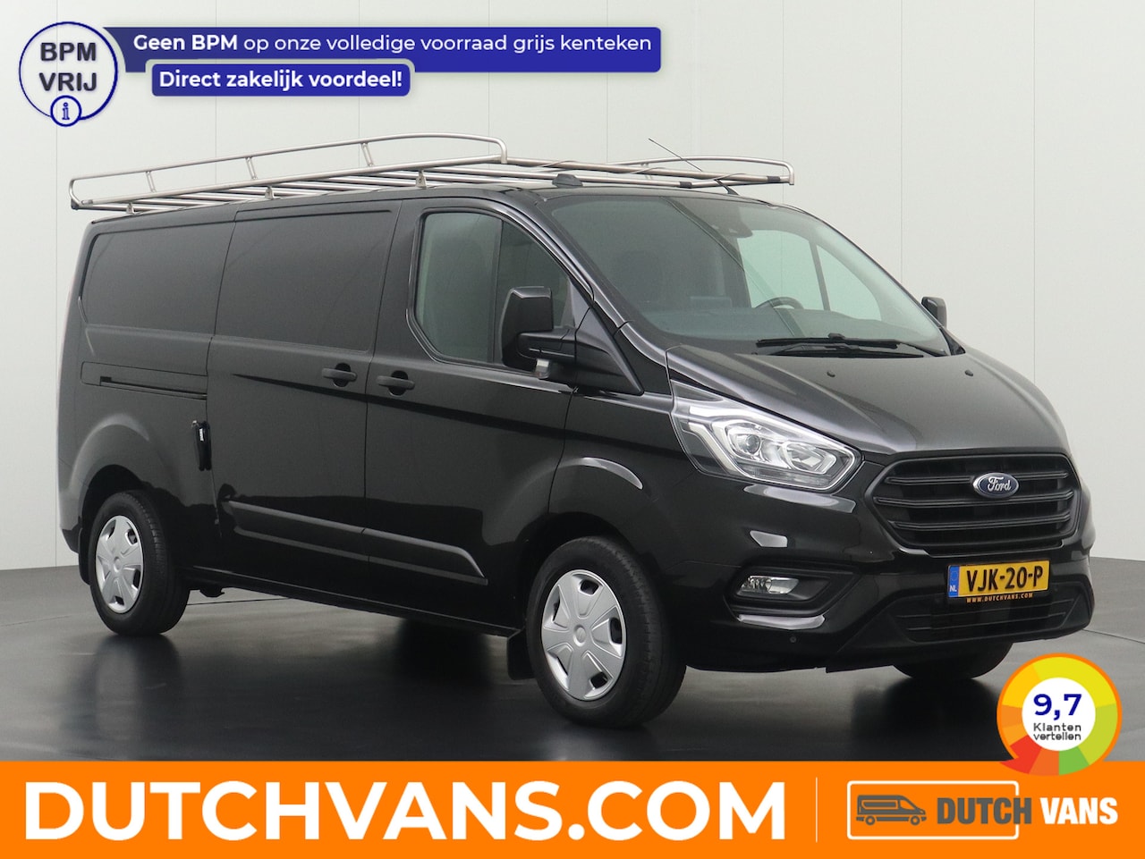 Ford Transit Custom - 2.0TDCI 130PK Automaat Lang Achterdeuren | Imperiaal | Trekhaak | Navigatie | Camera | Cru - AutoWereld.nl