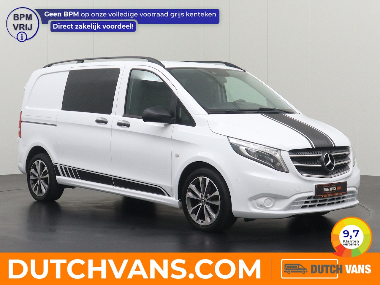 Mercedes-Benz Vito - 114CDI Edition | Led | Camera | Trekhaak | Airco | Cruise | 3-Persoons | 2xSchuifdeur - AutoWereld.nl