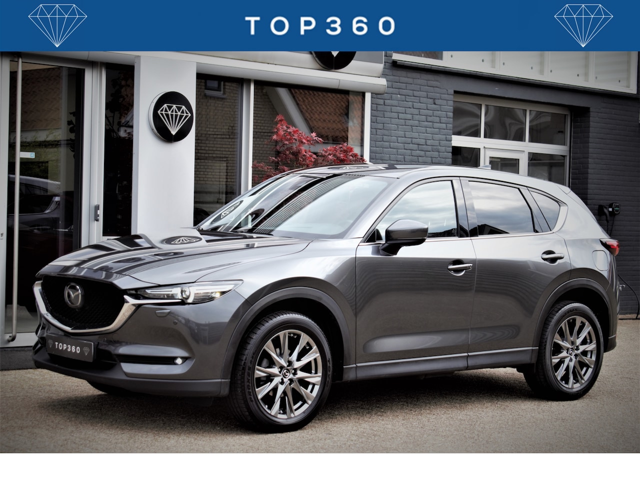 Mazda CX-5 - 2.5 4WD SkyActiv-G 194 Signature 360° camera | Leer | Virtual Cockpit | HUD - AutoWereld.nl