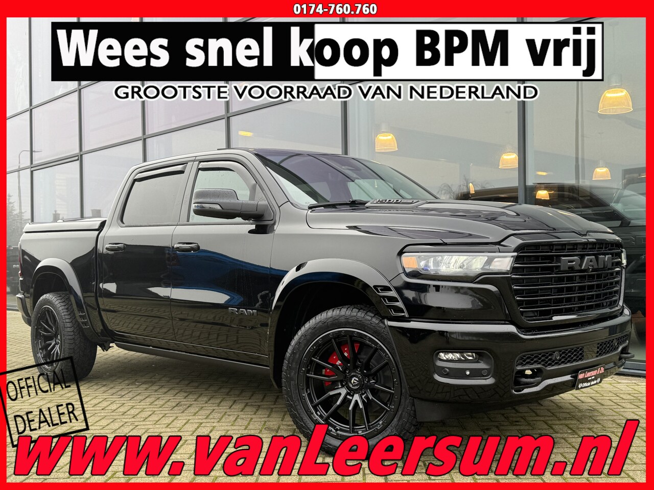 Dodge Ram Pick Up - MY25 Laramie Night Premium | Pano | H&K | 22" | Spatbordverbreders - AutoWereld.nl