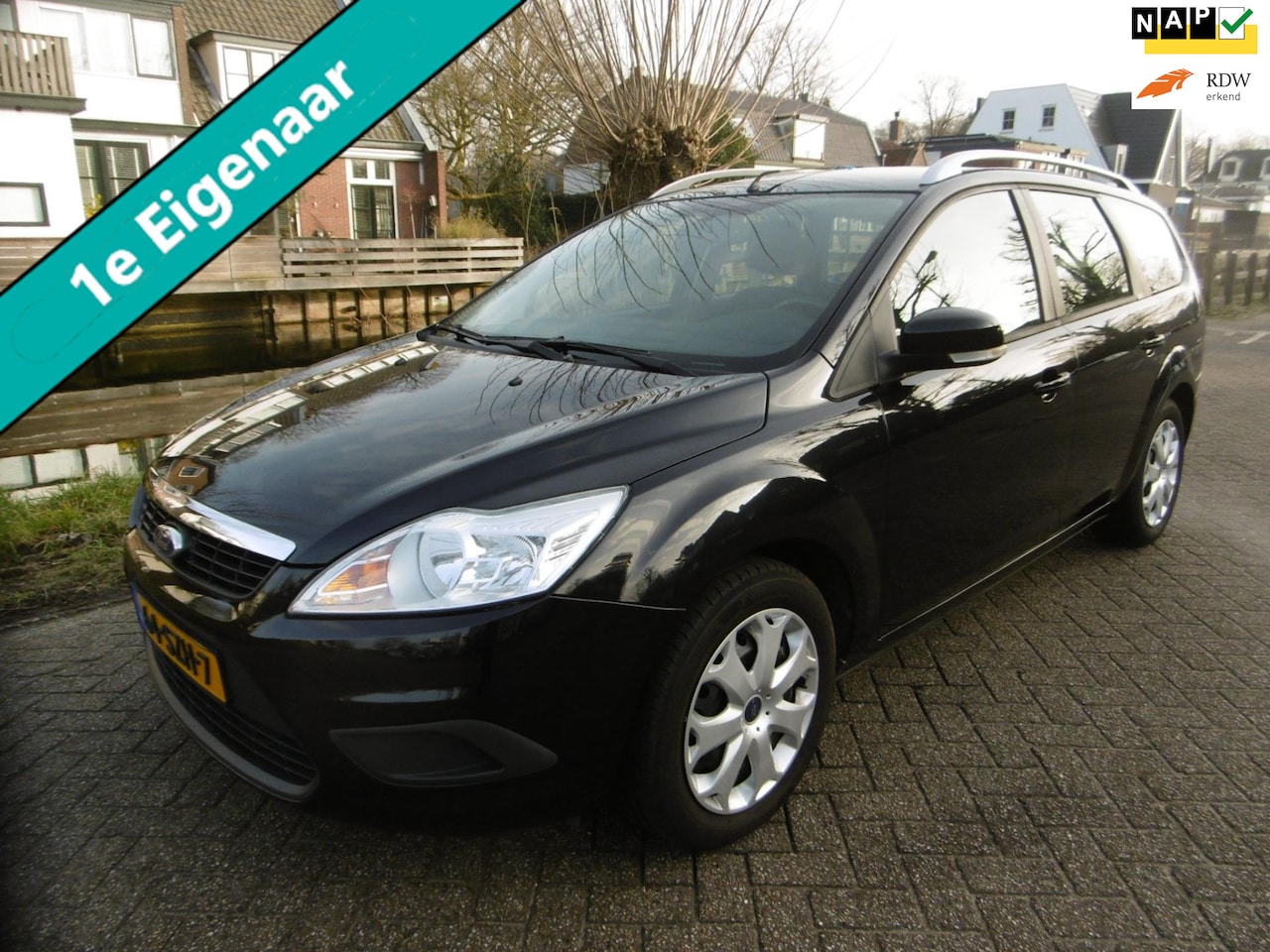 Ford Focus Wagon - 1.6i 1e eigenaar Clima Cruise Trekhaak 1200kg Historie - AutoWereld.nl