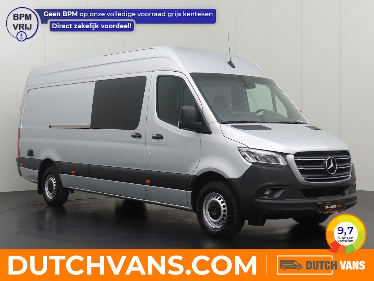 Mercedes-Benz Sprinter - 317CDI 9G-Tronic Automaat L3H2 Maxi Dubbele Cabine | 10,25" Touchscreen Navigatie + Camer - AutoWereld.nl