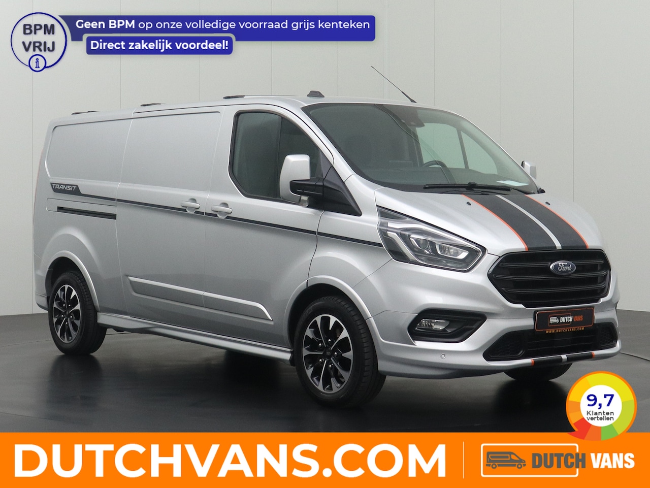 Ford Transit Custom - 2.0TDCI 185PK Automaat Lang Sport | Multimedia | Dakdraagsysteem | Vol !!!! - AutoWereld.nl