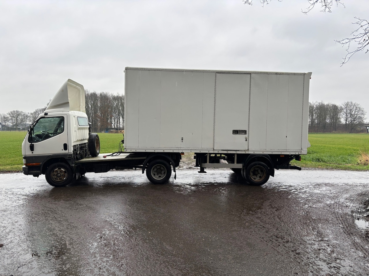 Mitsubishi Canter - 3.9 FE 35 Trekker +oplegger - AutoWereld.nl