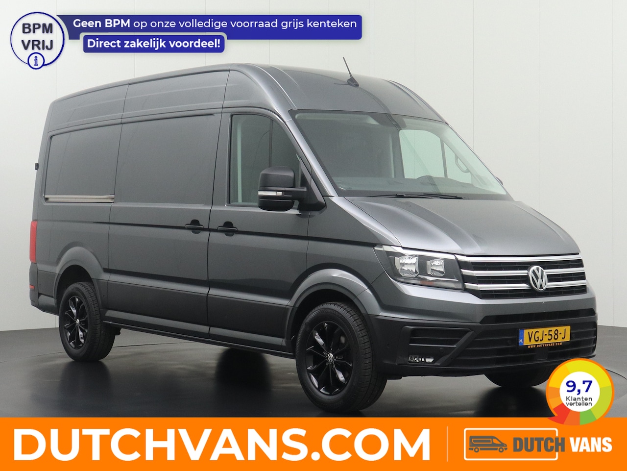 Volkswagen Crafter - 2.0 TDI 177PK L3H3 Highline | 3500Kg Trekhaak | Camera | Cruise | Betimmering - AutoWereld.nl