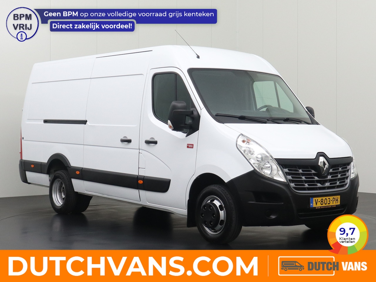 Renault Master - 2.3DCi 165PK L3H2 Dubbellucht | 3500Kg Trekhaak | Airco | Cruise | 3-Persoons - AutoWereld.nl