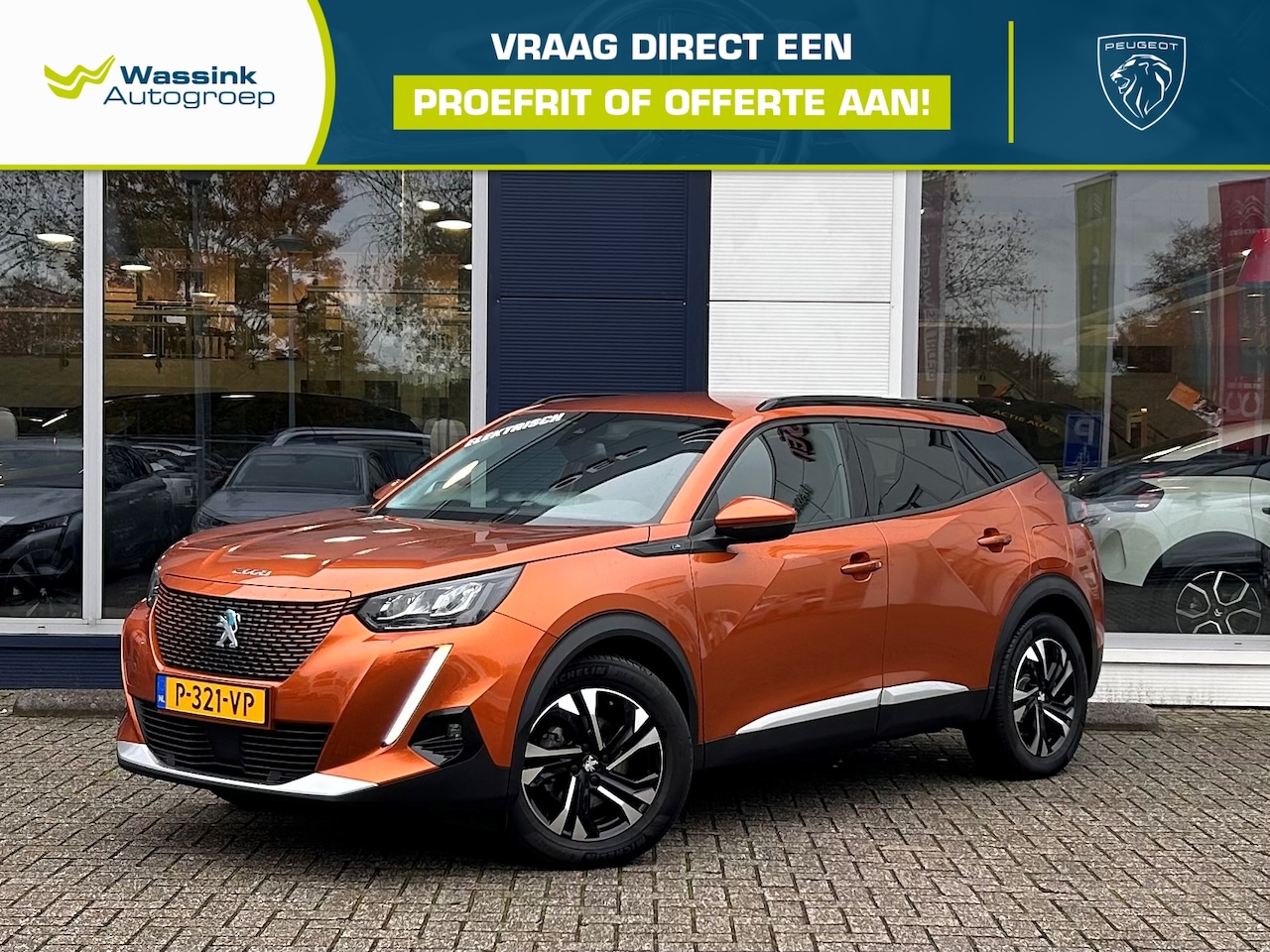 Peugeot e-2008 - EV 50kWh 136pk Allure I Navigatie via App | Lichtmetalen Velgen | Climate Control | Cruise - AutoWereld.nl