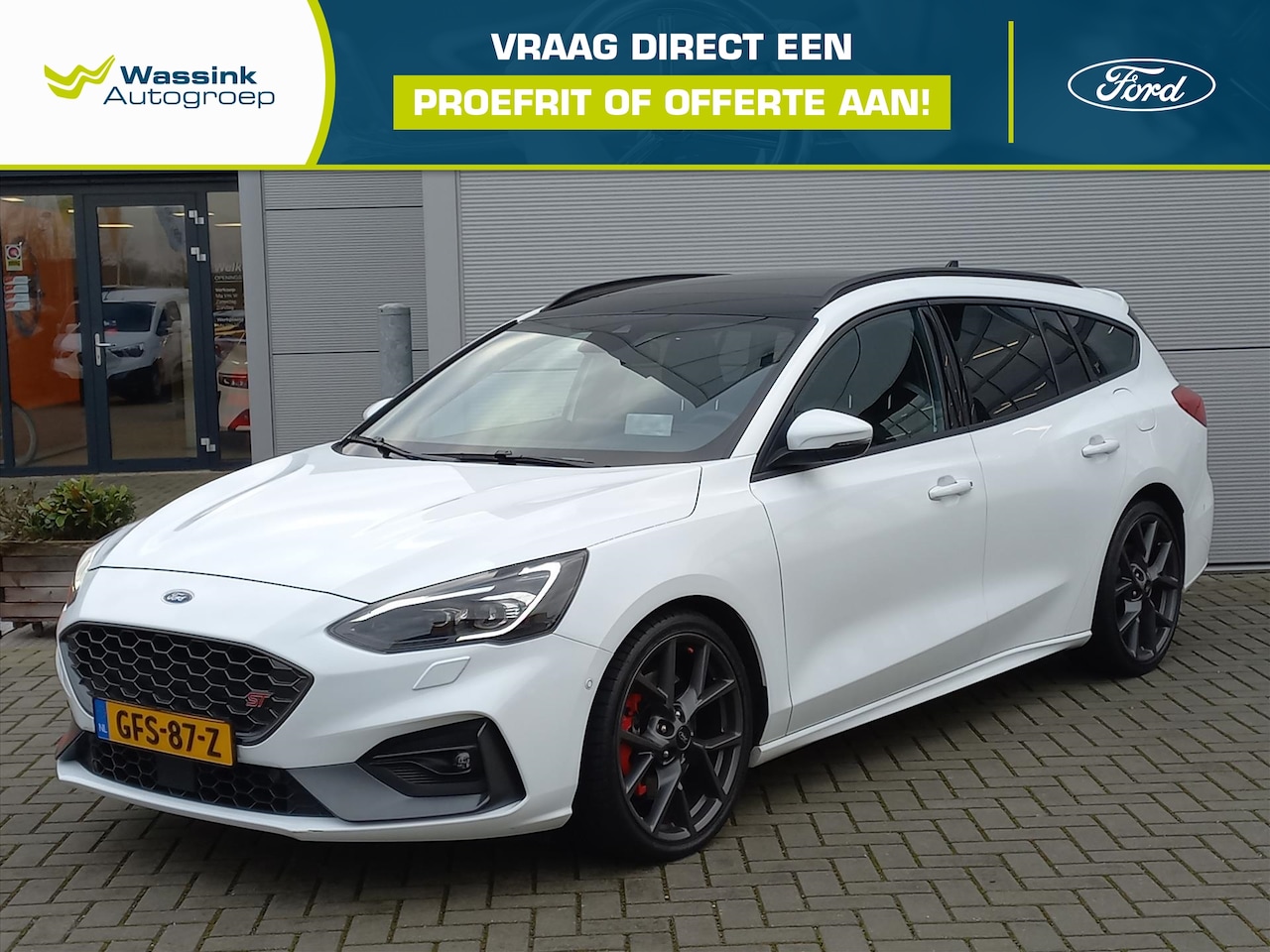 Ford Focus Wagon - ST-3 2.3T 280pk I Climate Control | Navigatie | Open dak | Recaro stoelen | Winterpack | A - AutoWereld.nl