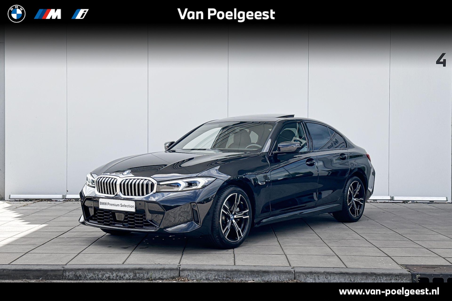 BMW 3-serie - Sedan 330e M-Sport Glazen schuif-kanteldak / Head Up / Driving Assistant / elektrisch vers - AutoWereld.nl