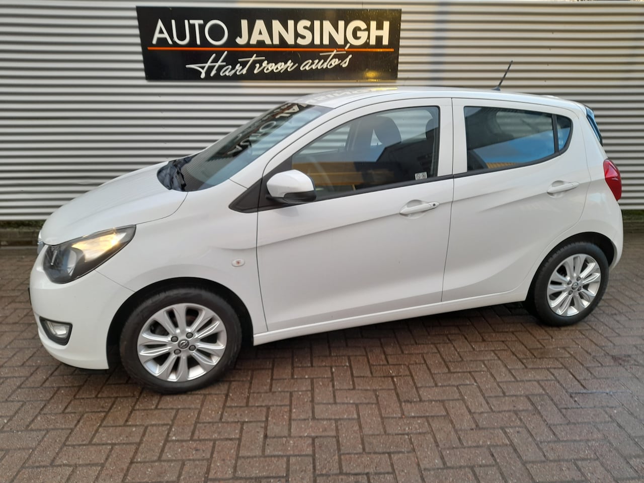 Opel Karl - 1.0 ecoFLEX 120 Jaar Edition met 45.029 km!! | Airco | Cruise control | LM Velgen | PDC ac - AutoWereld.nl