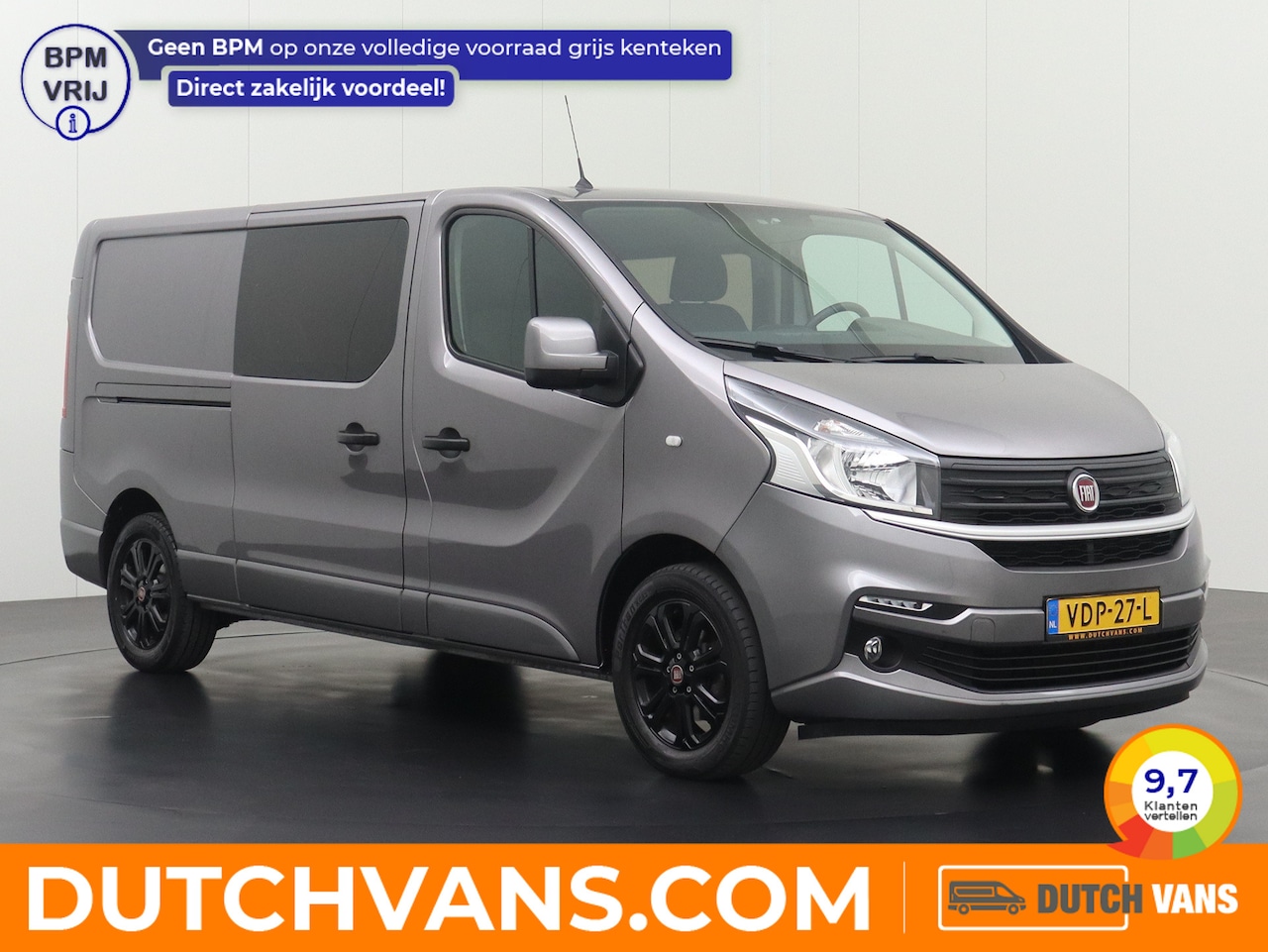 Fiat Talento - 2.0MultiJet 145PK Lang Dubbele Cabine Business Pro DC | Airco | Cruise | Trekhaak | Privac - AutoWereld.nl