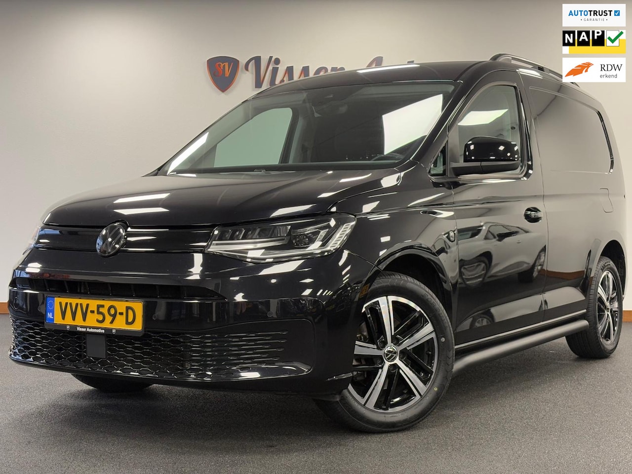 Volkswagen Caddy Cargo - 2.0TDI 75 Edition*Nationale Auto Pas*NAP*DSG*Navi*Stoel-Verwarming*Xenon*Trekhaak* - AutoWereld.nl