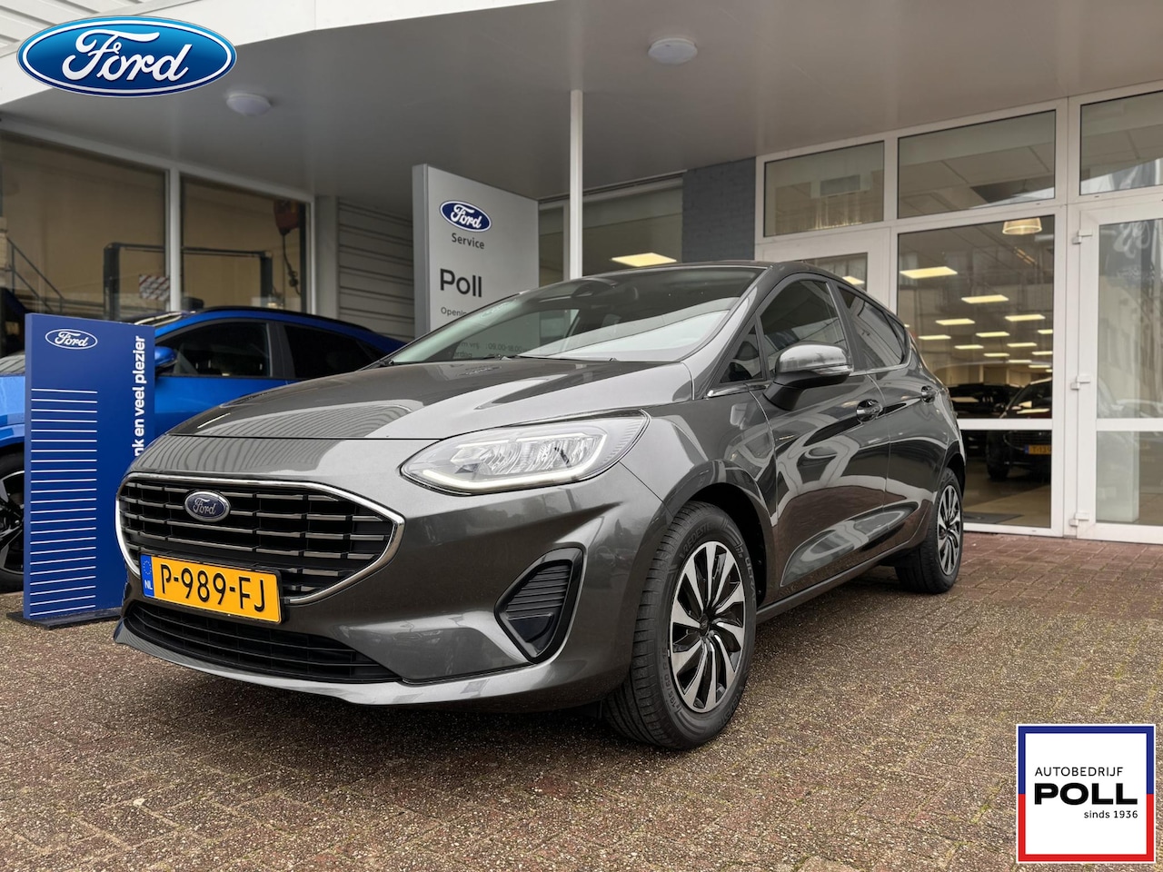 Ford Fiesta - 1.0 EcoBoost Titanium Navi DAB+ Clmat Cruise Parkeersensoren Privacy Glass Draadloos oplad - AutoWereld.nl