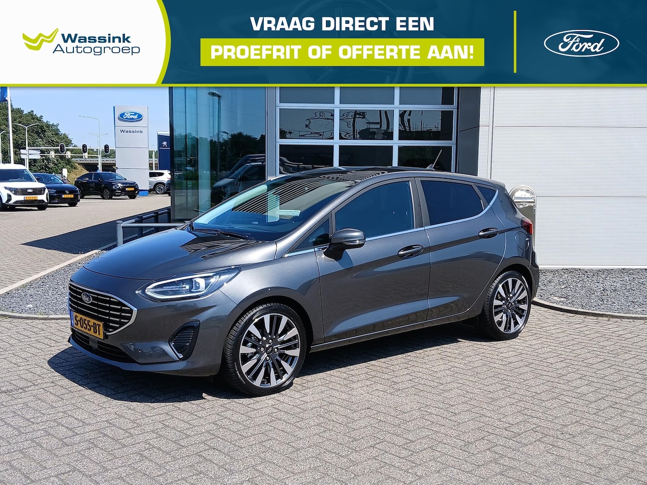 Ford Fiesta - 1.0 EcoBoost 125pk mHEV Automaat 5dr Vignale | Navigatie | Achteruit rij camera | Licht me - AutoWereld.nl