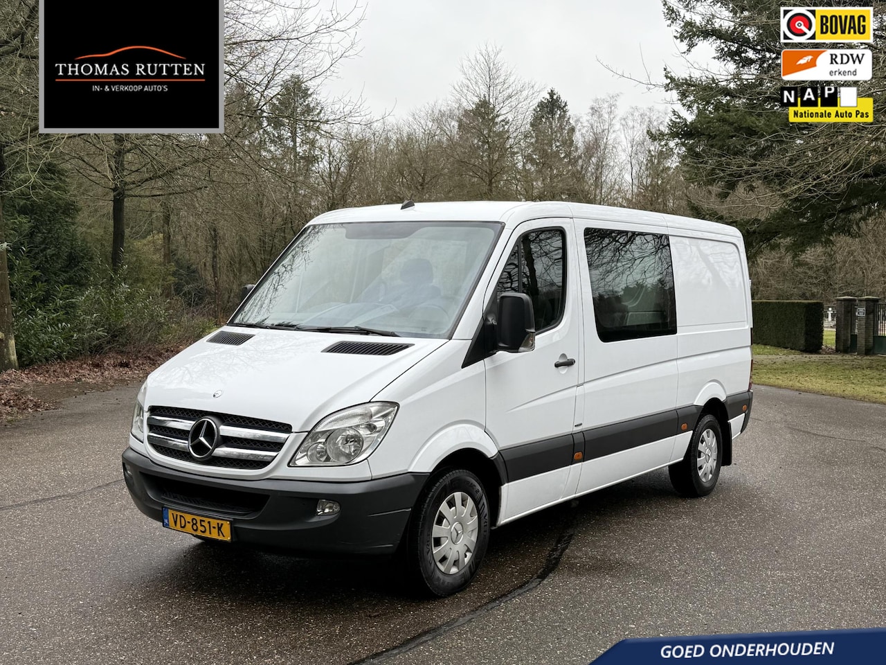 Mercedes-Benz Sprinter - 313 2.2 CDI 366 DC Dubbel cabine | 2013 | Automaat | NAP | Airco | Cruise control | Trekha - AutoWereld.nl