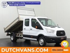 Ford Transit - 2.0TDCI 170PK Dubbele Cabine Kipper | Airco | 7-Persoons | Trekhaak 3500Kg