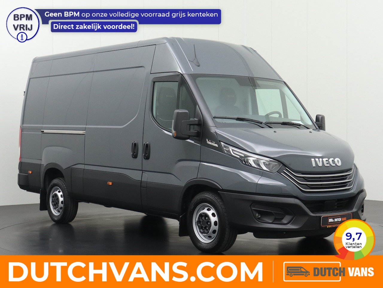 Iveco Daily - 35S180 Hi-Matic Automaat L2H2 | 3500Kg Trekhaak | Led | Navigatie | Camera | BPM Vrij - AutoWereld.nl