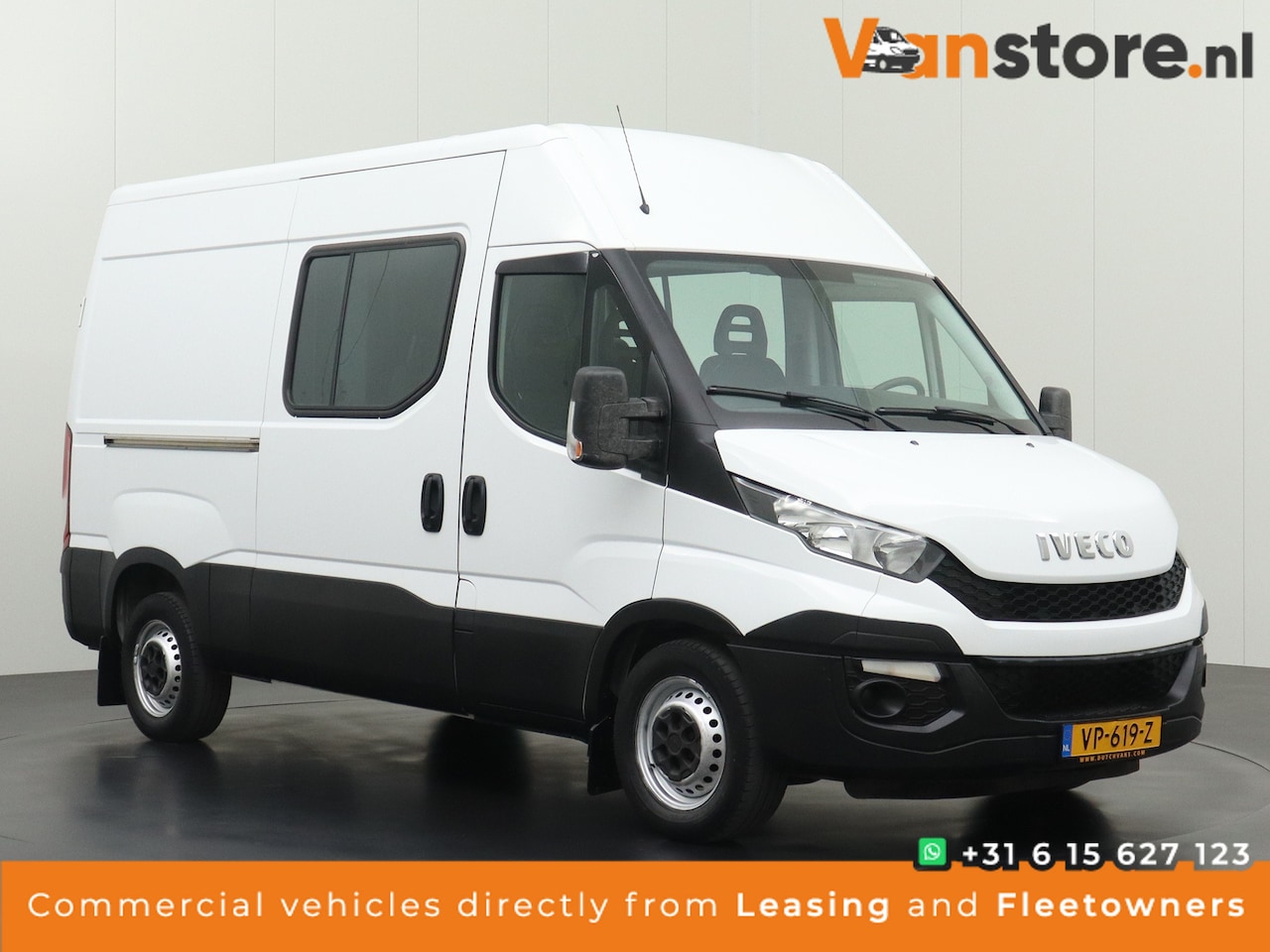 Iveco Daily - 35S13 Lang Dubbele Cabine | Airco | Navigatie | 3500Kg Trekhaak - AutoWereld.nl