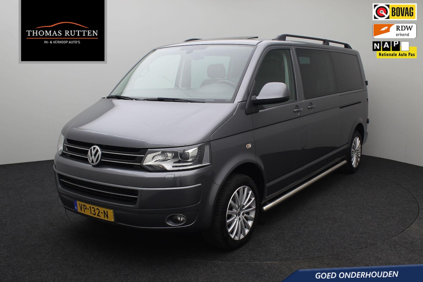 Volkswagen Transporter - 2.0 TDI BM L2H1 DC 2015 FULL OPTION | NAP | Schuif kanteldak | LED Xenon | Navigatie | Sta - AutoWereld.nl