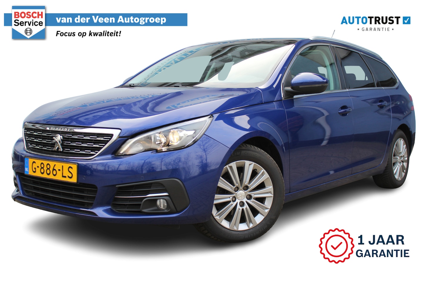 Peugeot 308 SW - 1.2 PureTech Blue Lease Premium | Incl. 12 maanden Garantie | 1e Eigenaar | Panorama dak | - AutoWereld.nl