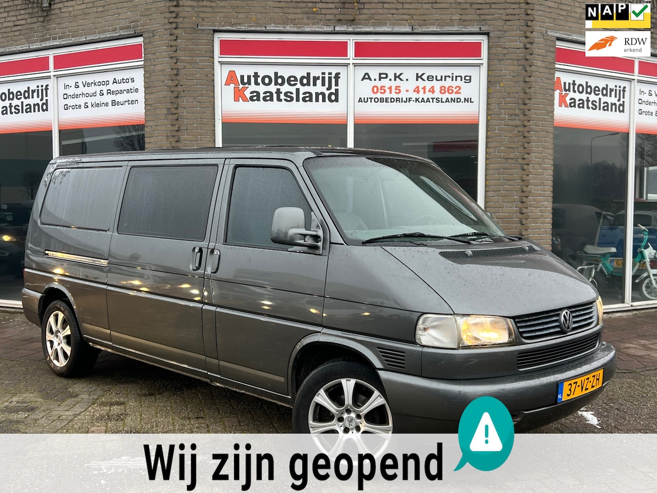 Volkswagen Transporter - 2.5 TDI 332 - DC - Marge - Cruise - 2002 - AutoWereld.nl