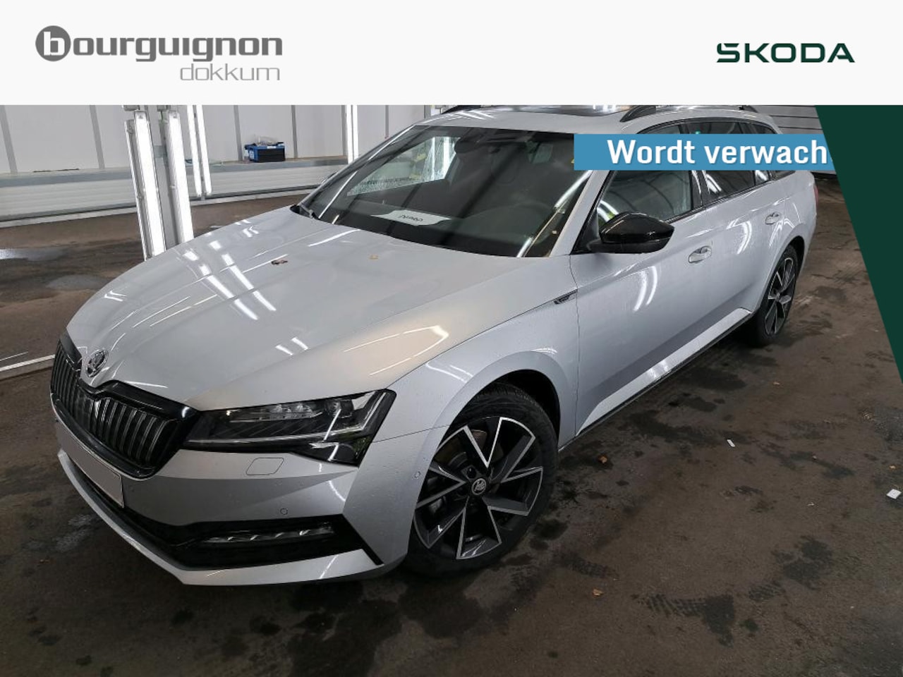 Skoda Superb Combi - 1.4 TSI iV 160kW DSG6 Sportline | Wordt verwacht | Trekhaak | 360 camera | ACC | - AutoWereld.nl