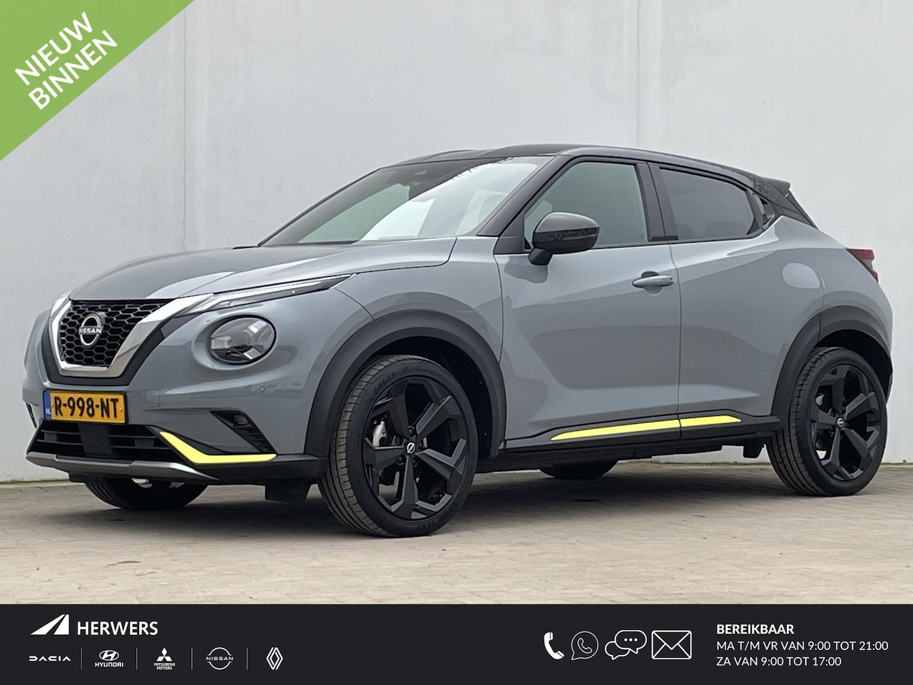 Nissan Juke - 1.0 DIG-T Kiiro / Navigatie / Automatische airco/ 19" lm. velgen / Voorstoelen verwarmd / - AutoWereld.nl