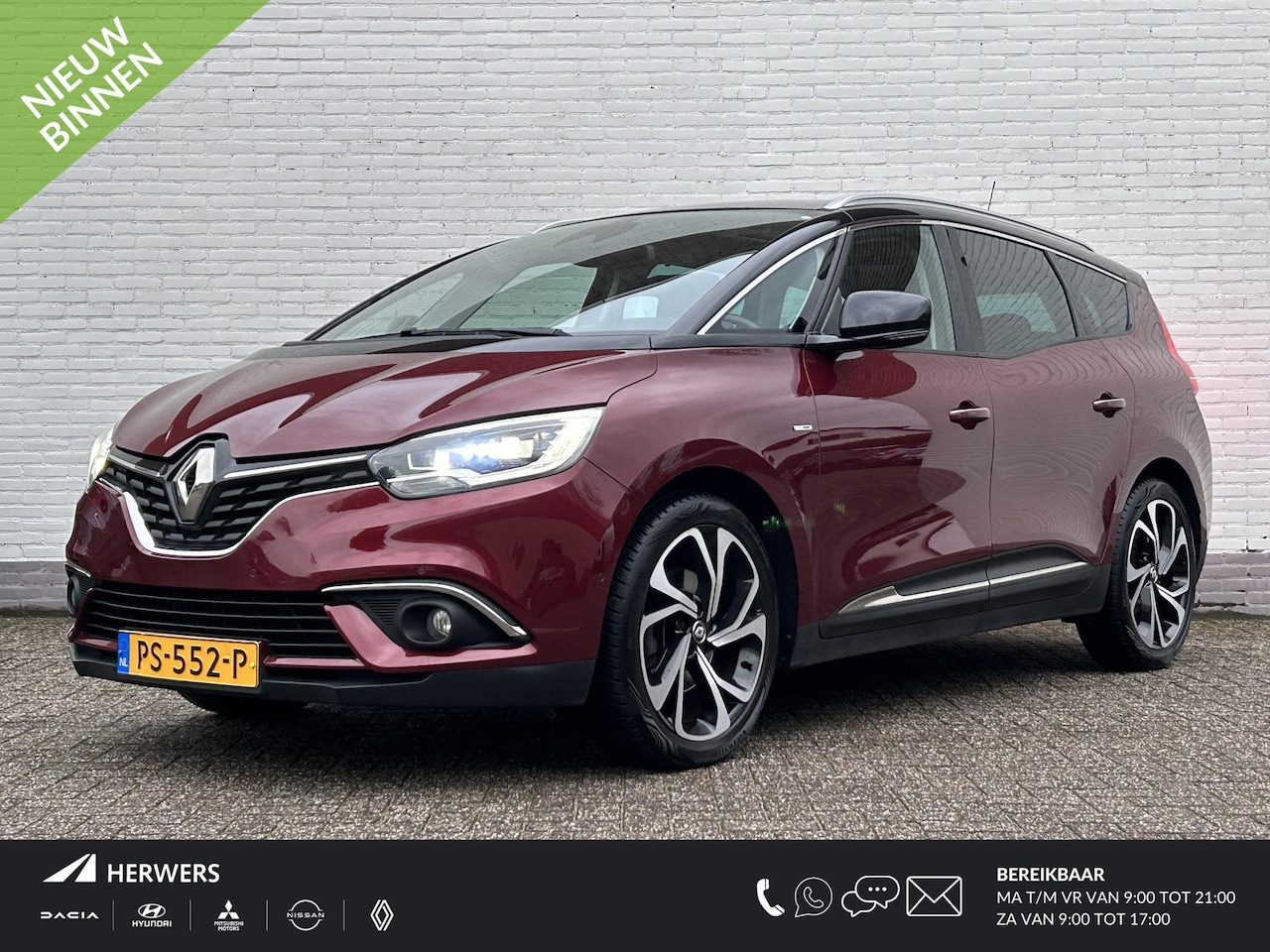 Renault Grand Scénic - 1.2 TCe Bose 7p. / Camera / Climate / Cruise / Massage / Lane assist / Dode hoek / Keyless - AutoWereld.nl