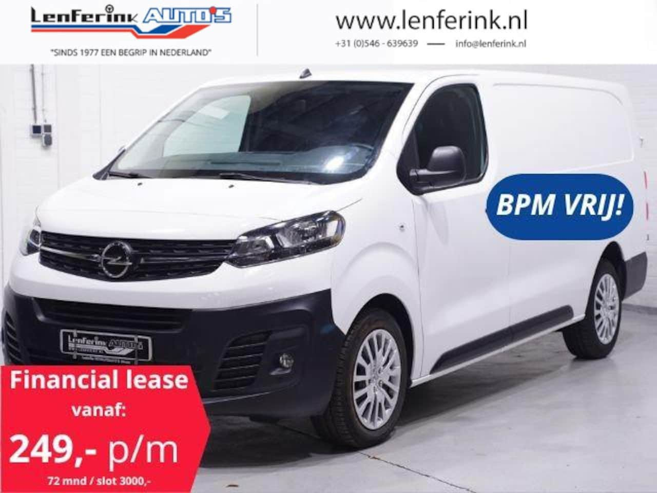 Opel Vivaro - 2.0 CDTi 122 pk L3H1 Airco, Dodehoek Assist, Apple Carplay, Cruise Control, Laadruimte Pak - AutoWereld.nl