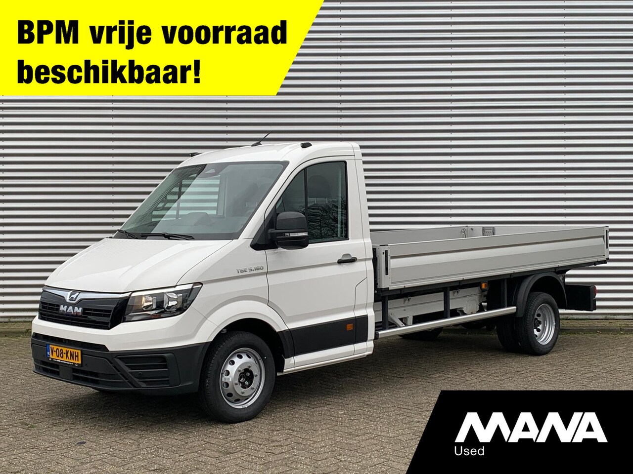 MAN TGE - 5.160 160pk DL Pick-Up Laadbak Airco CarPlay Cruise Sensoren Camera 12V Dodehoekdetectie V - AutoWereld.nl