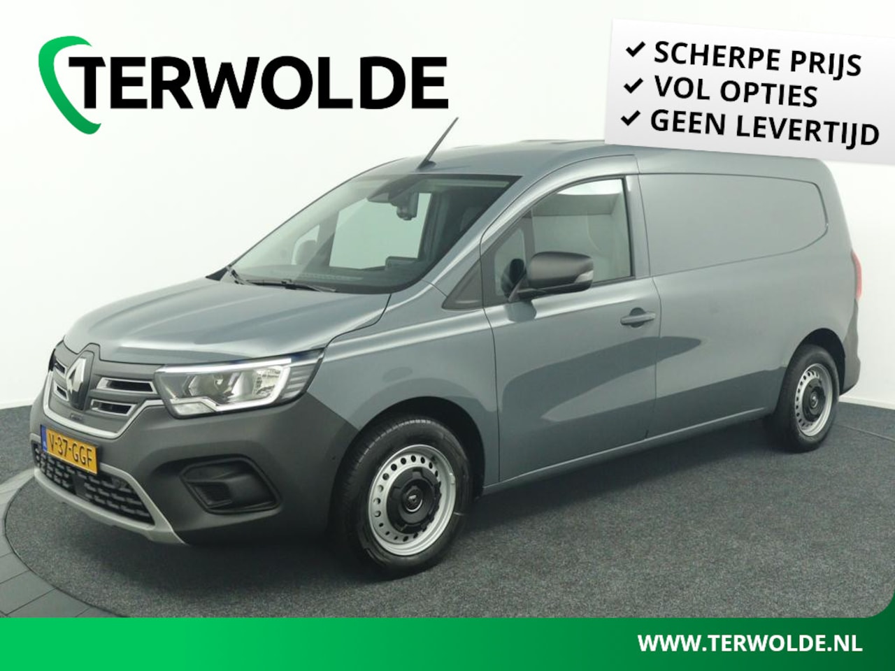 Renault Kangoo E-Tech - Extra L2 22 kW 44 kWh | Trekhaak | Quick Charge (80kW DC) voor 22 kW AC | Navigatie | Came - AutoWereld.nl